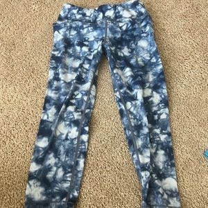 Athleta Girl Tie Dye Leggings